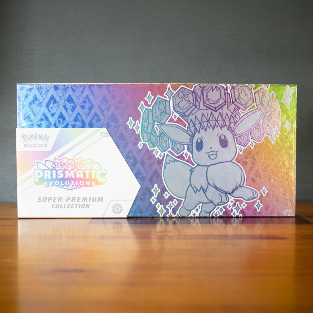 Pokemon Prismatic Evolutions Super Premium Collection – Reformed Poke Lab