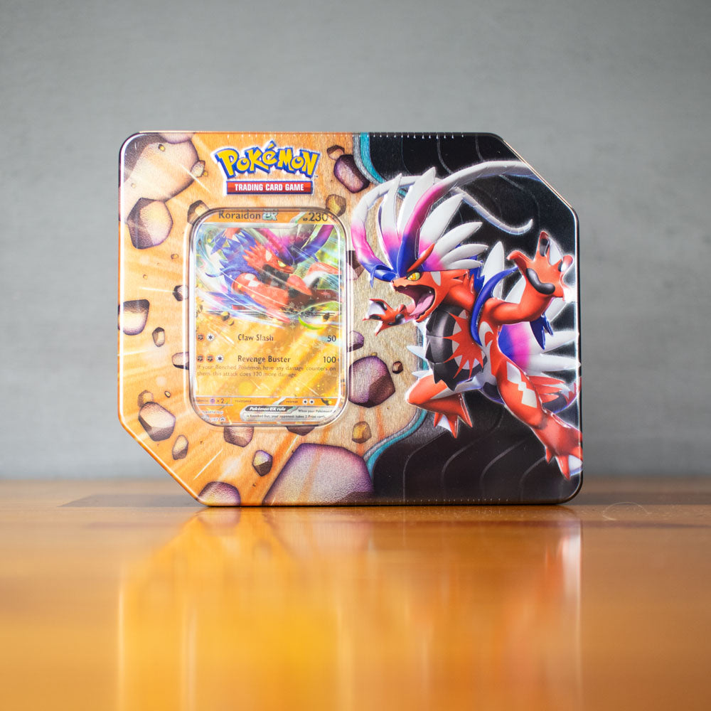 Pokemon Slashing Legends Tin