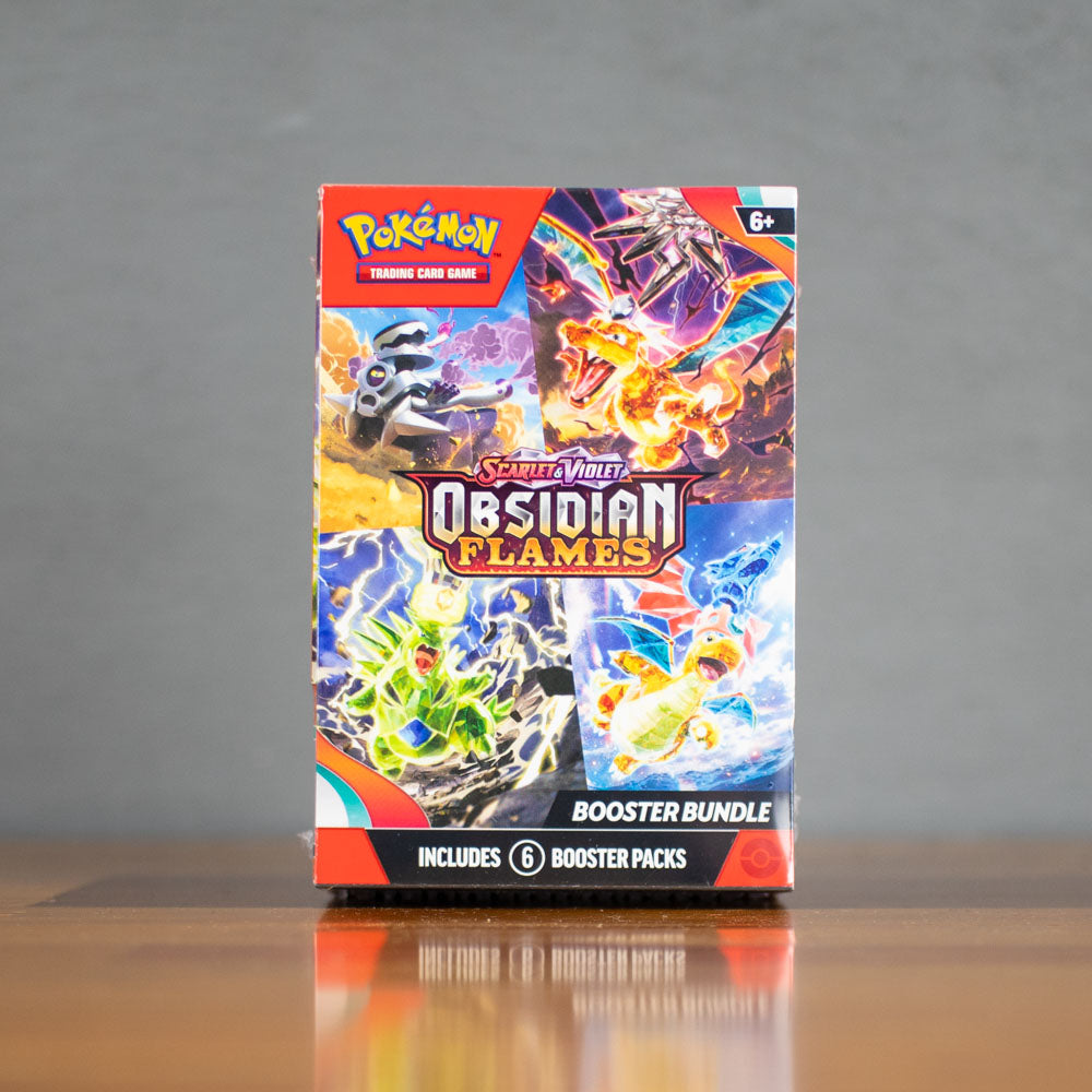 obsidian flames booster box 6 pack Pokemon TCG: Scarlet & Violet Obsidian Flames Booster Bundle 6 Packs New Sealed