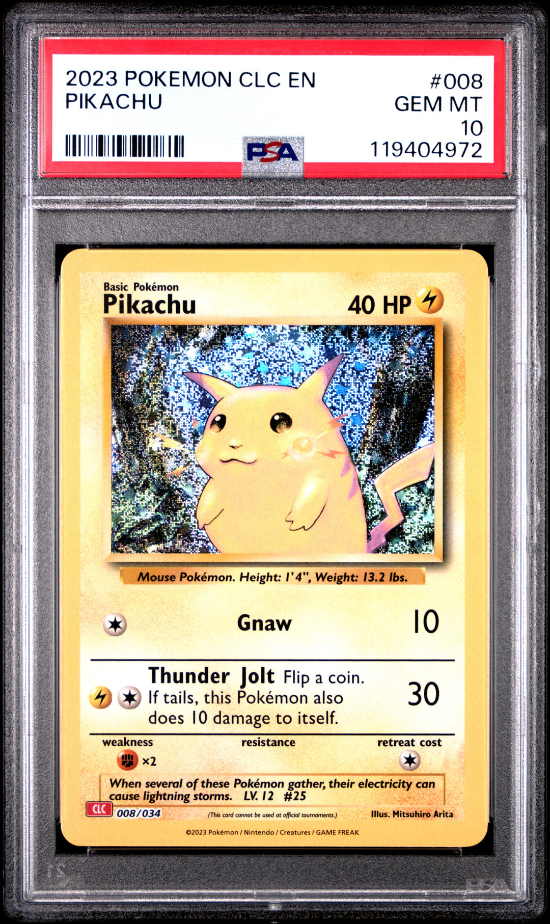 Pikachu 008 PSA 10