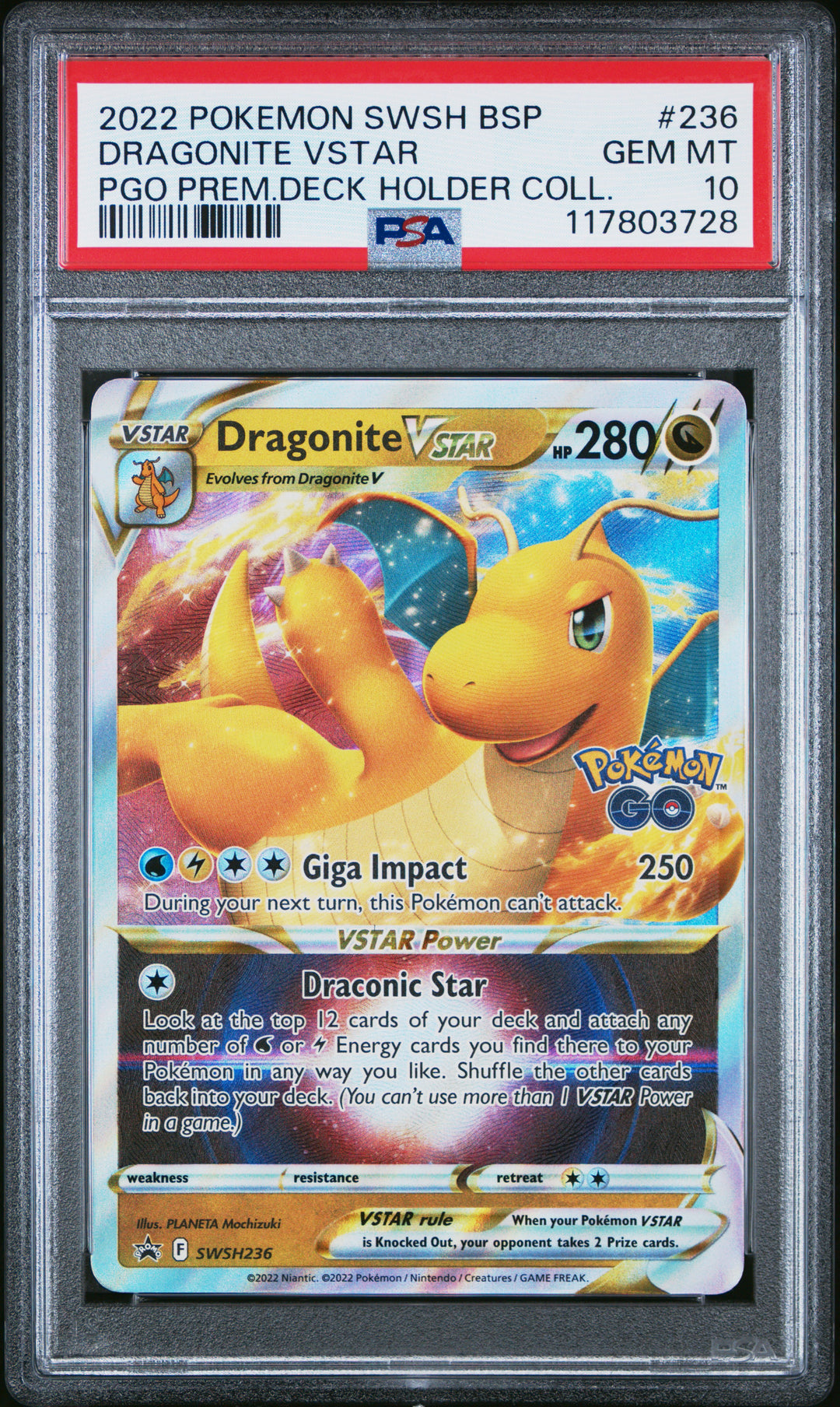 Dragonite Vstar 236 PSA 10