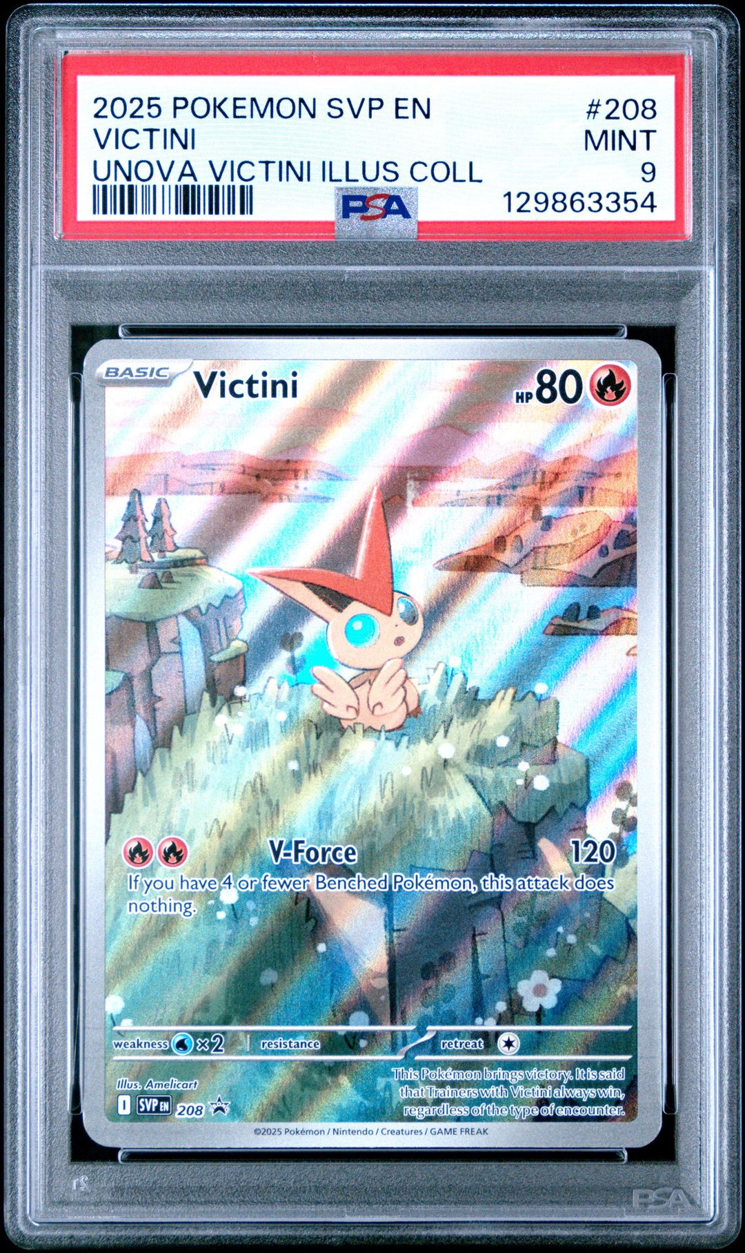 Victini 208 PSA 9