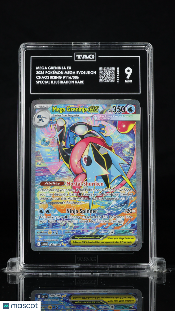 mega greninja pokemon card Collectable Games   ex Mega Greninja ex 116/086 Me04: