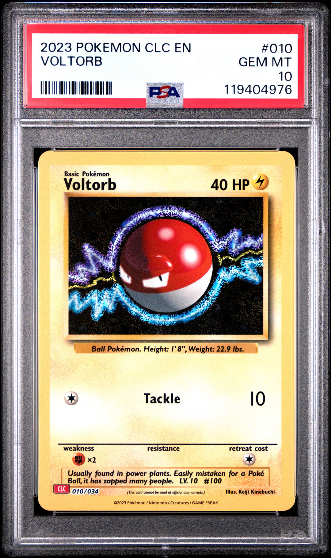Voltorb 010 PSA 10