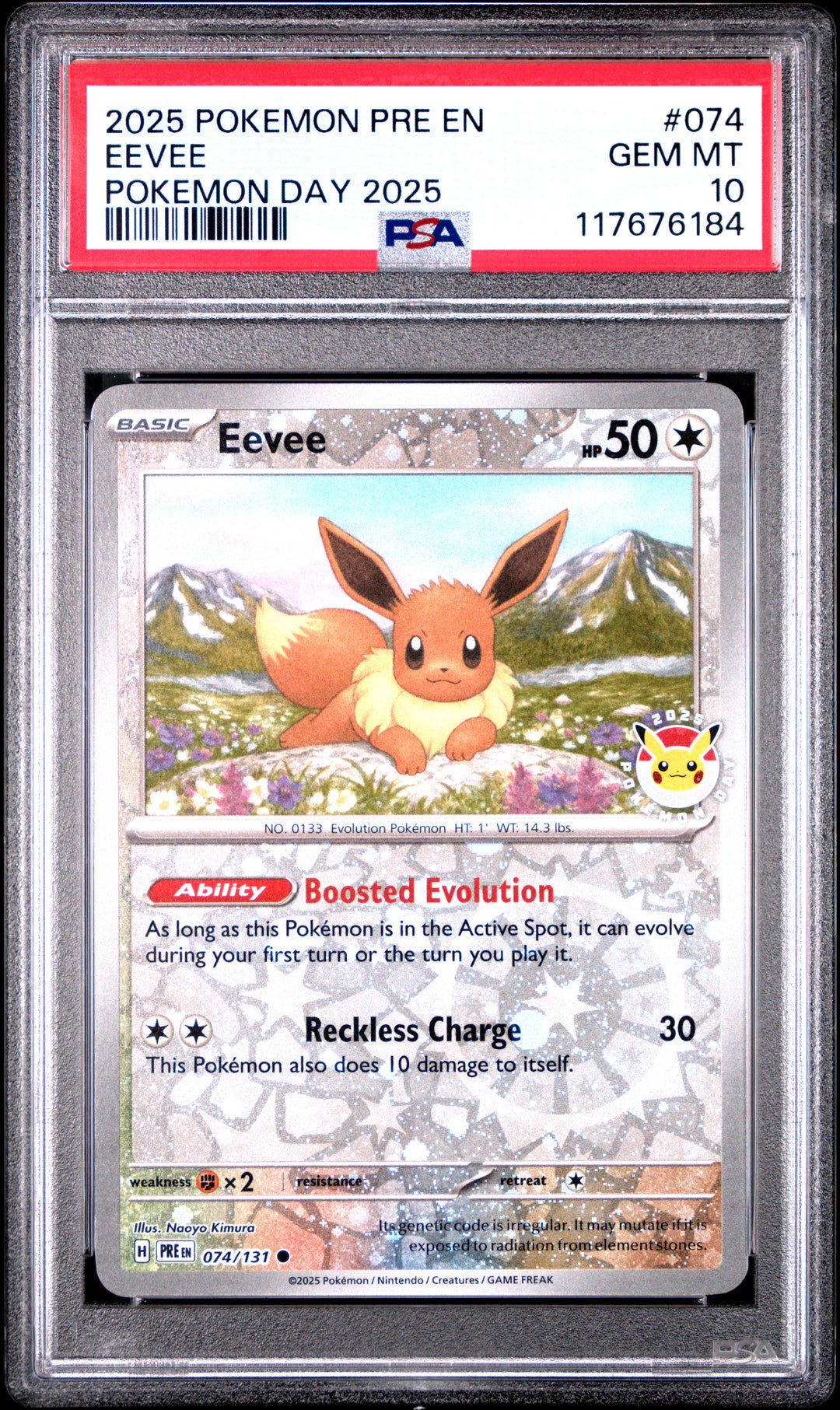 Eevee 074 PSA 10