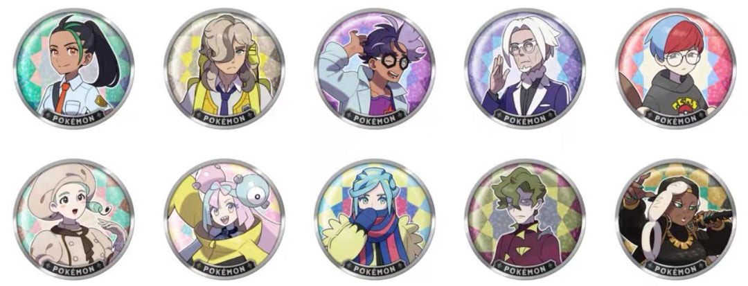 Pokemon Chinese Paldea Metal Magnetic Sticker Set Vol. 1