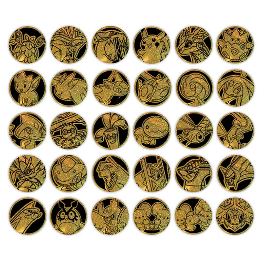 Pokemon Chinese Stellar Crystal Coin Set