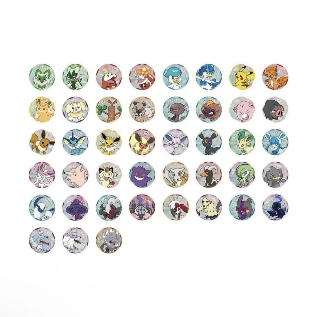 Pokemon Chinese Gem Badge Set Pack